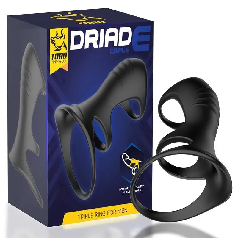 Driade-Bague-Triple-pour-Homme-silicone-1