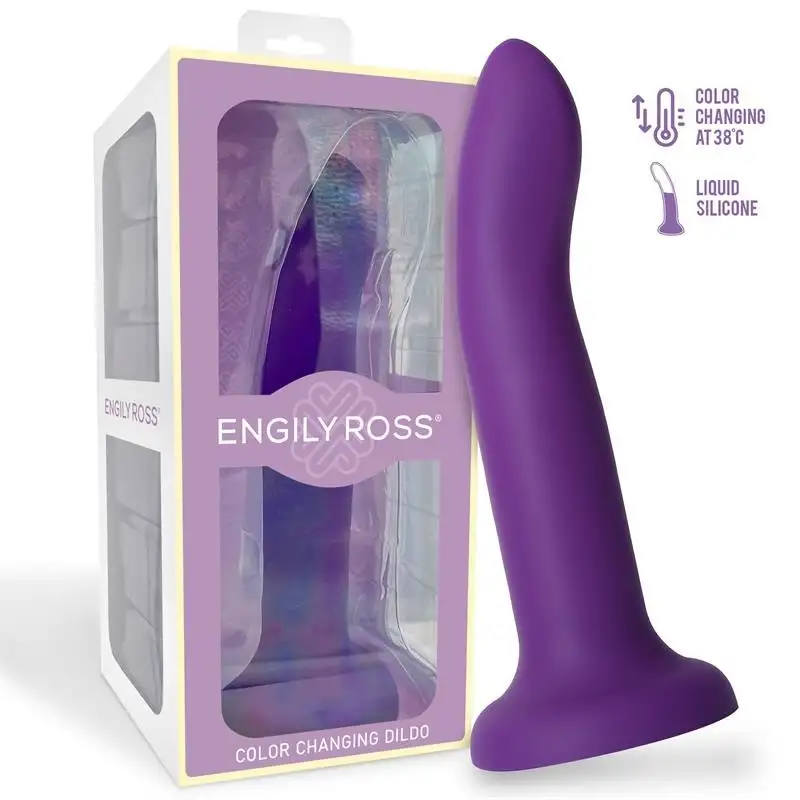 Gode-Cambia-couleur-pourpre-a-rose-taille-L-21-cm-1