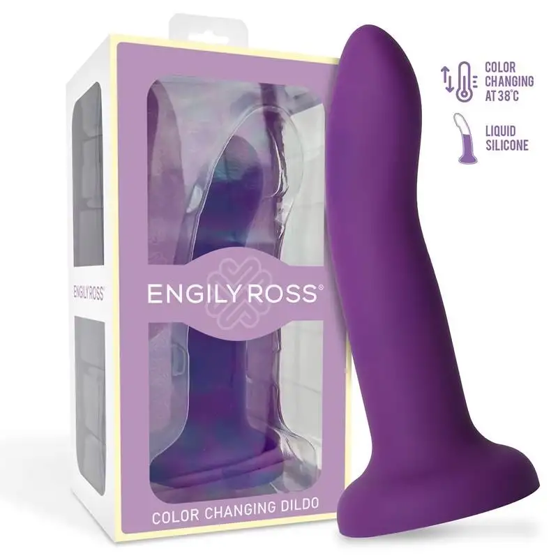 Gode-Cambia-couleur-pourpre-a-rose-taille-M-17-cm-1