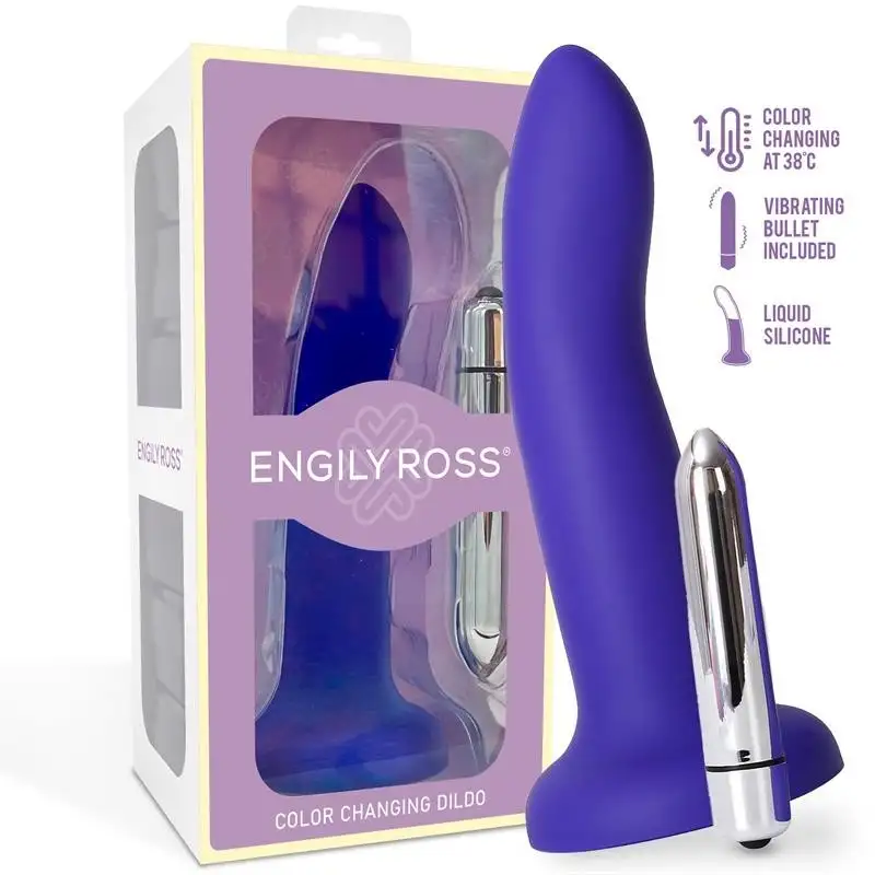 Gode-Cambia-couleur-pourpre-a-rose-taille-S-14-cm-1