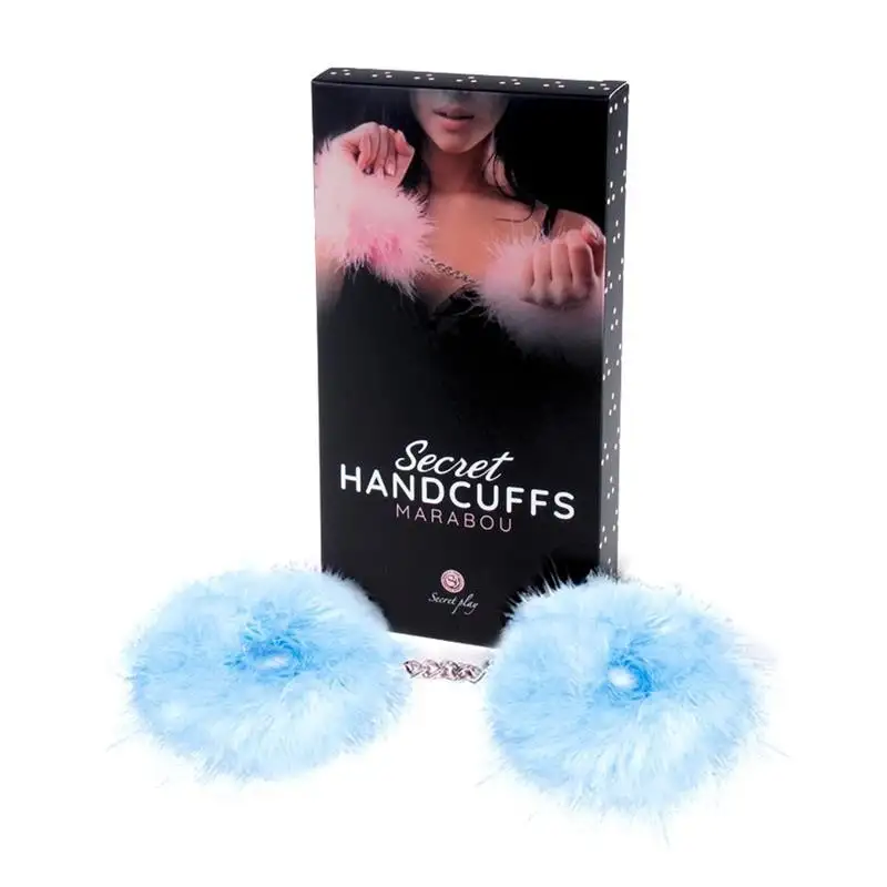 Jeu-Secret-menottes-plumes-bleu-1