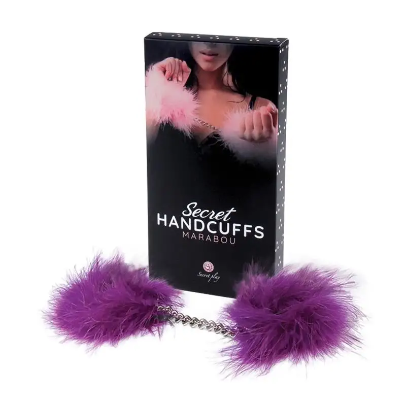 Jeu-secret-menottes-plumes-violet-1