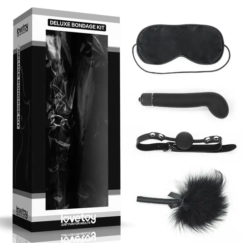 Kit-Bondage-Deluxe-avec-Vibromasseur-Noir-1