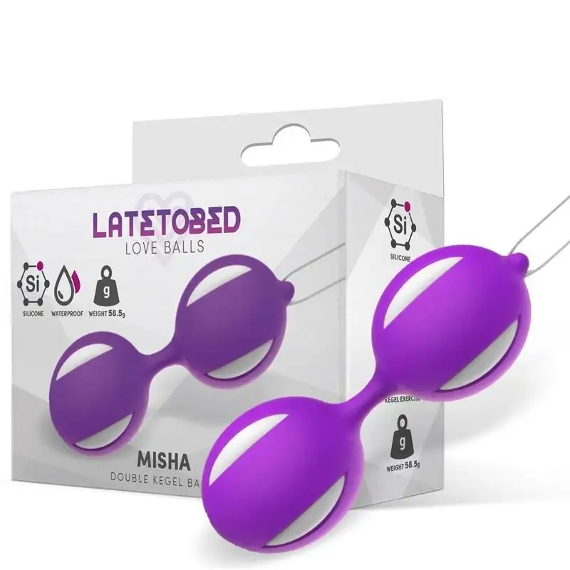Misha-boule-Kegel-Double-silicone-mauve-1