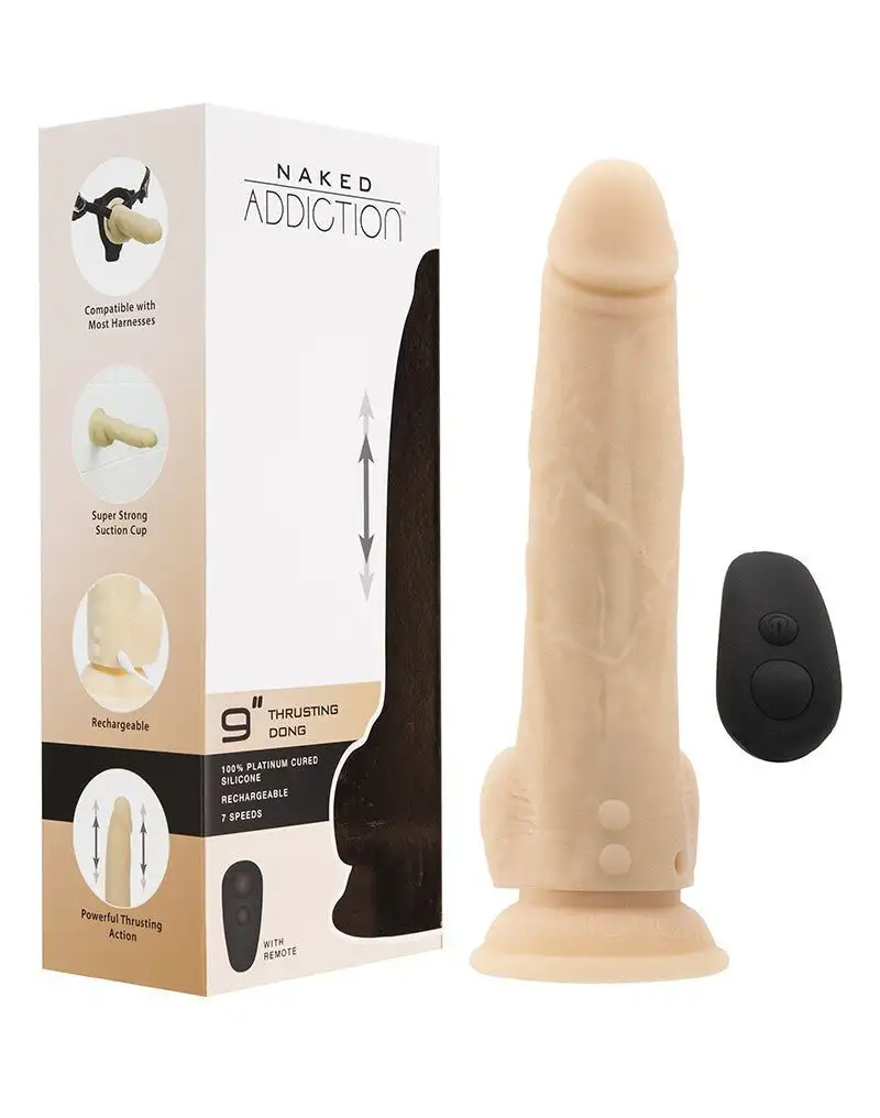 Naked-Addiction-Stotende-Dildo-met-Zuignap-en-Afstandsbediening-18-cm-450266-1