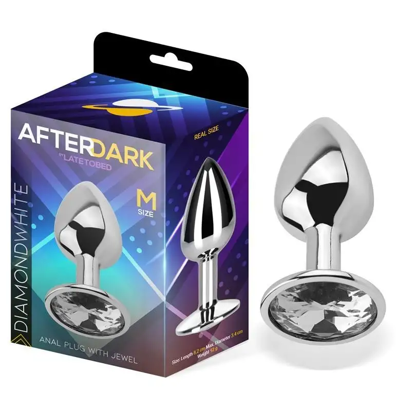 Plug-Anal-avec-Jota-couleur-blanc-diamant-taille-M-Aluminium-1