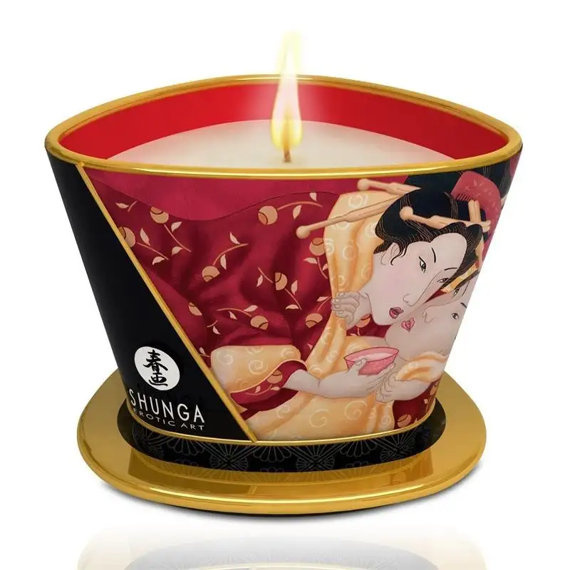Shunga-bougie-massage-Romance-Vigne-1
