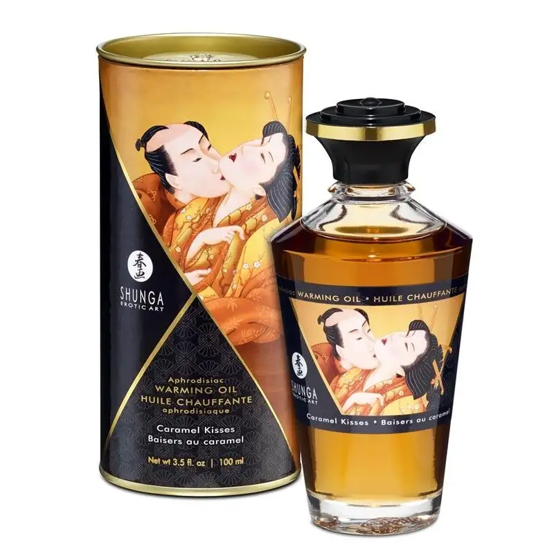 Shunga-huile-massage-effet-chaud-gout-caramel-1