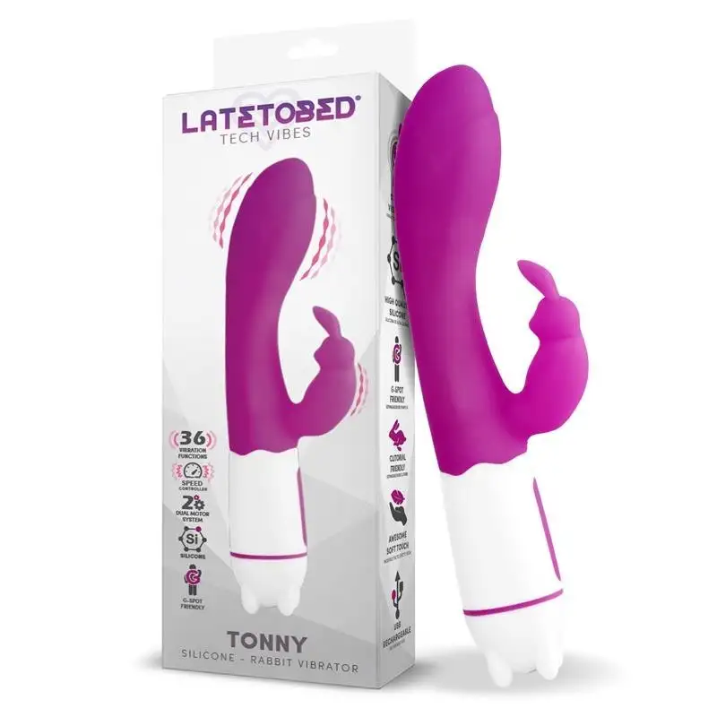 Tonnet-Vibromasseur-USB-point-G-36-Fonctions-Silicone-mauve-1