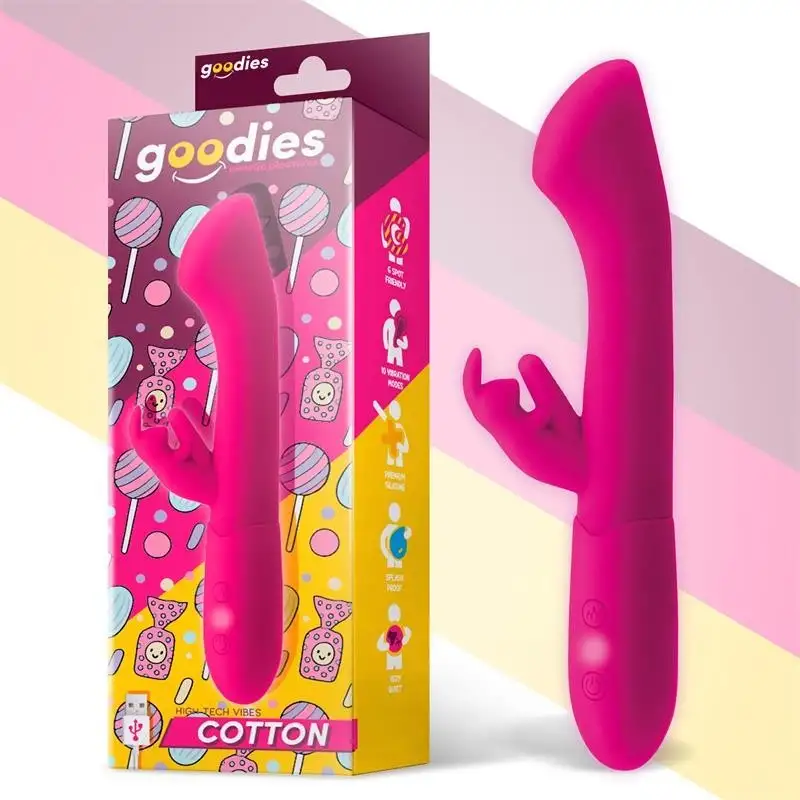 Vibromasseur-Coton-point-G-lapin-USB-silicone-Fuchsia-1