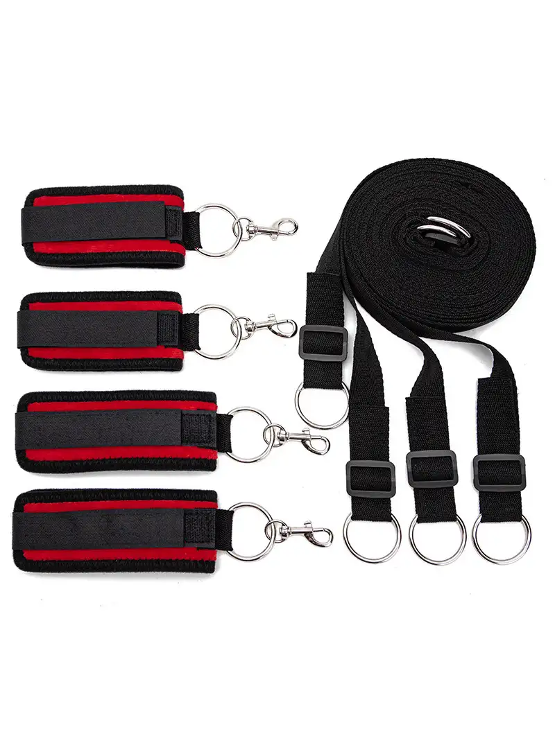attache-lit-bondage-velcro-rouge-1