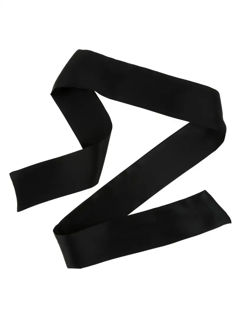 bandeau-en-tissu-satine-noir-1