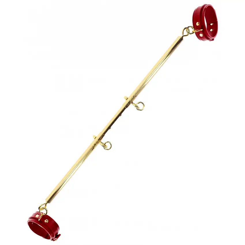 barre-avec-menottes-de-chevilles-spreader-taboom-dore-rouge-1