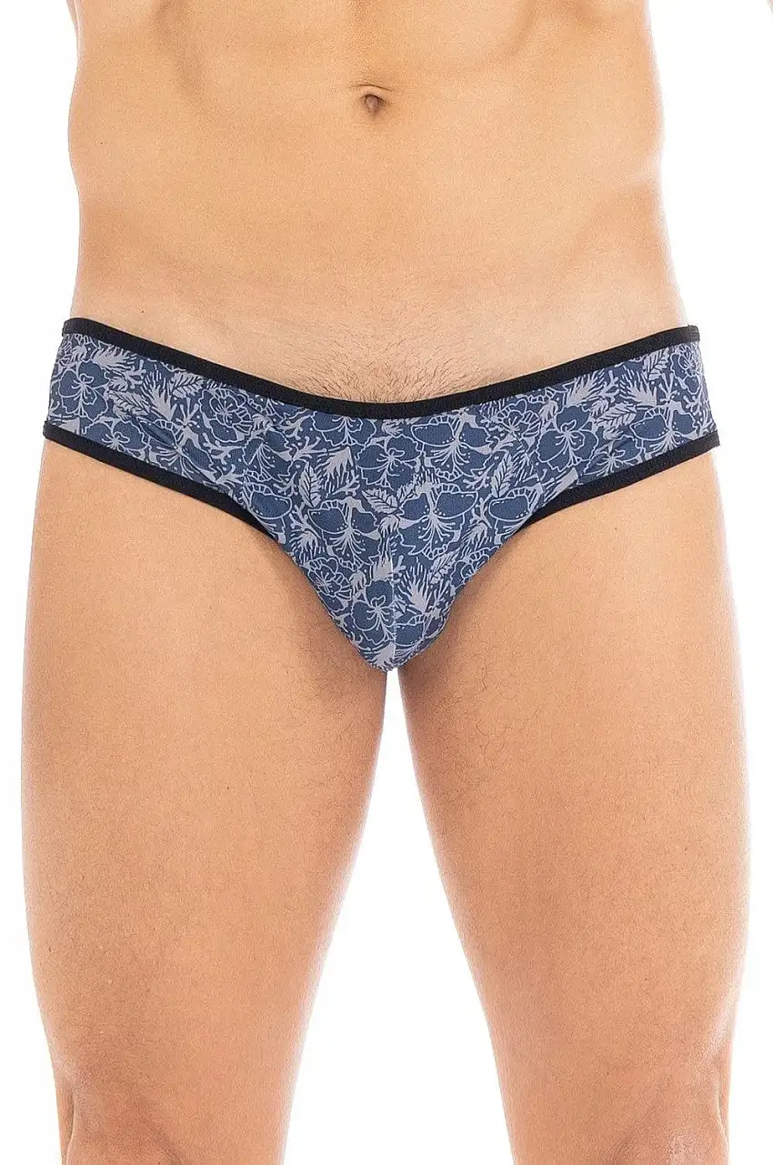boxer-homme-bleu-imprim-feuilles-soyeux-1-1