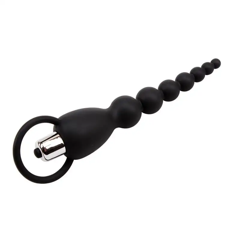 chaine-Anal-Elite-Power-19-5-cm-silicone-Noir-1