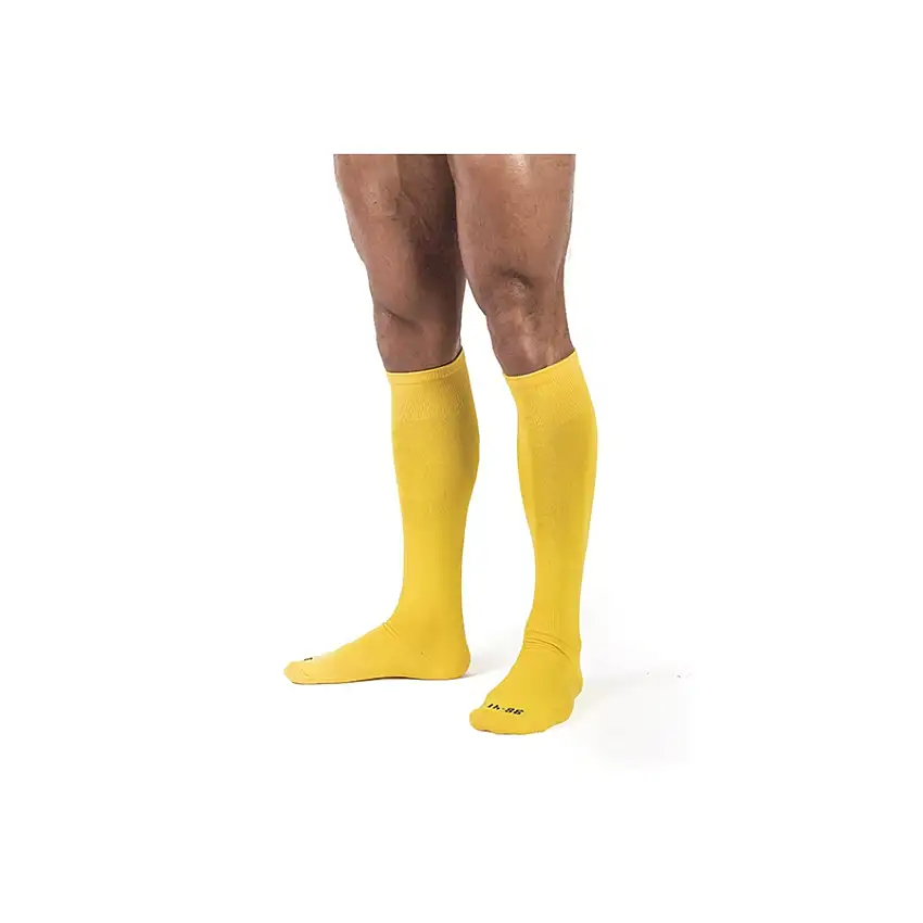 chaussettes-hautes-foot-socks-jaune-1