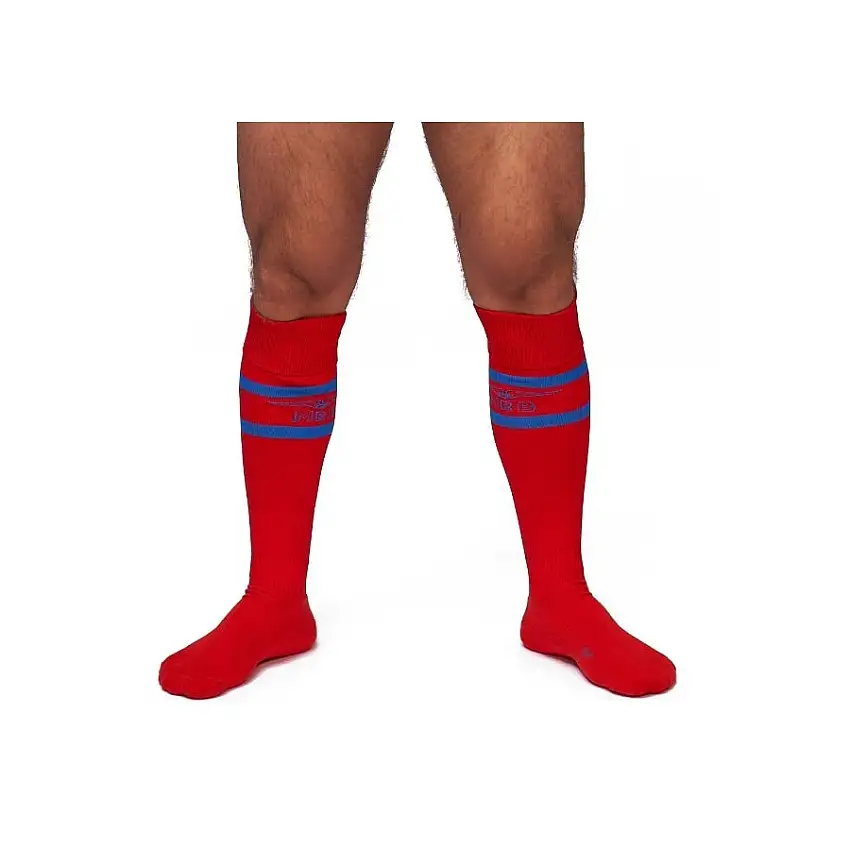 chaussettes-hautes-urban-football-socks-rouge-bleu-1
