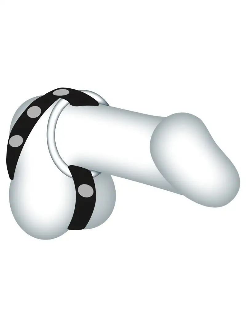 cockring-ajustable-cuir-metal-1