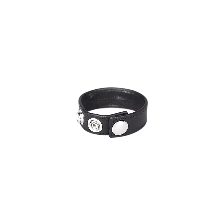 cockring-cuir-3-pressions-noir-1