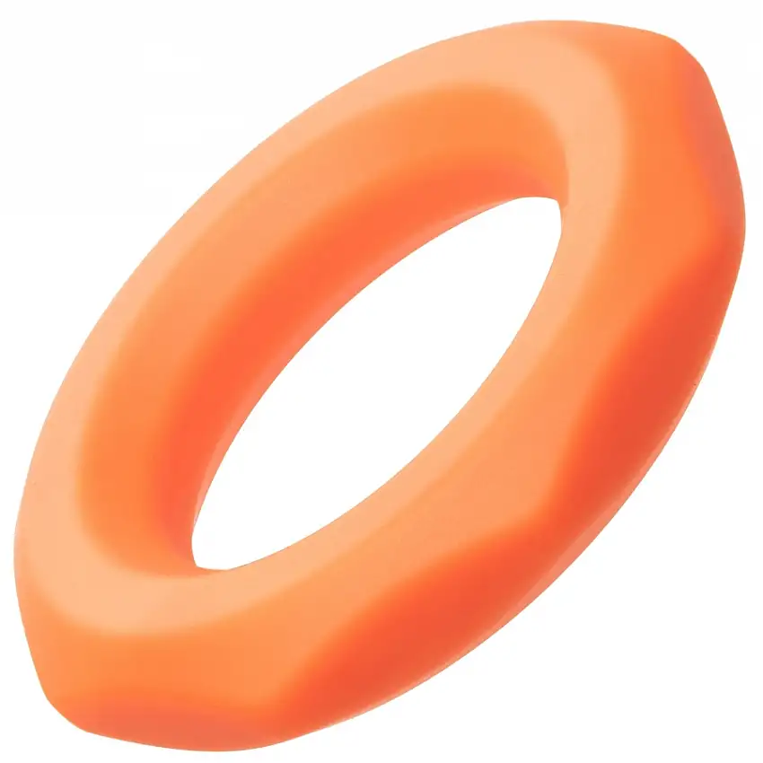 cockring-silicone-sexagon-alpha-37mm-orange-1