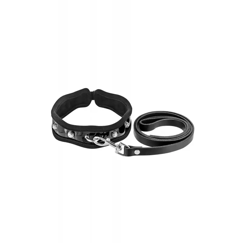 collier-a-clou-et-strass-avec-laisse-1