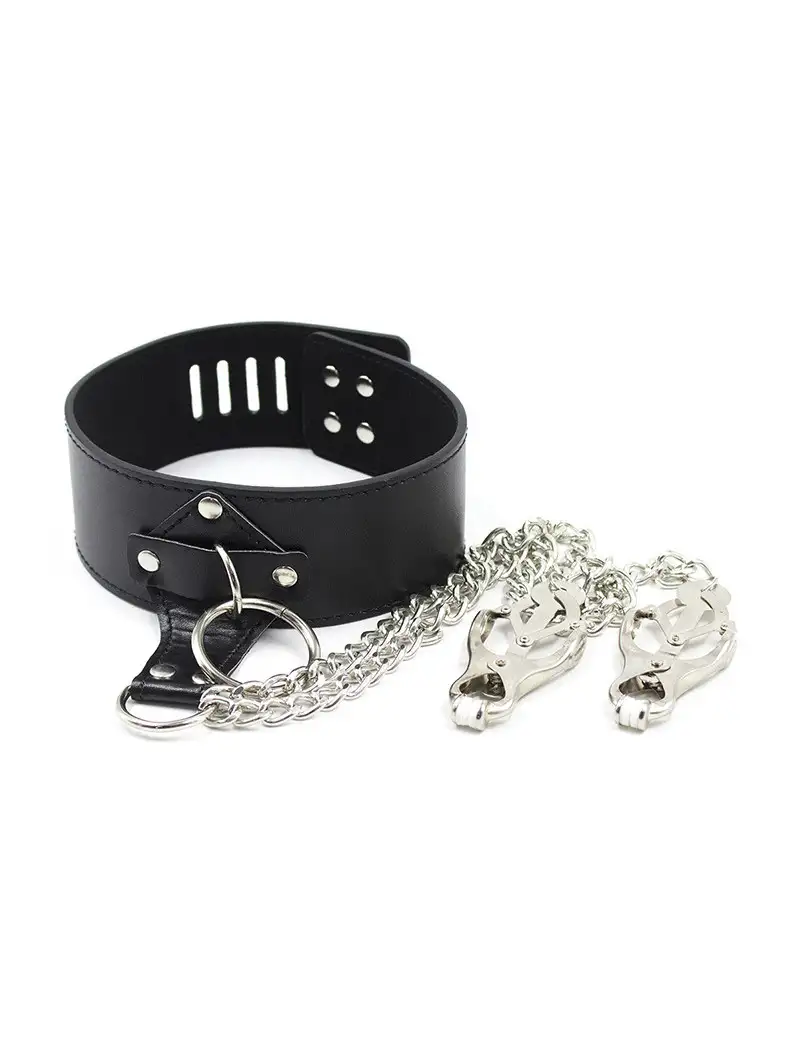 collier-bondage-ajustable-noir-avec-pinces-a-seins-1