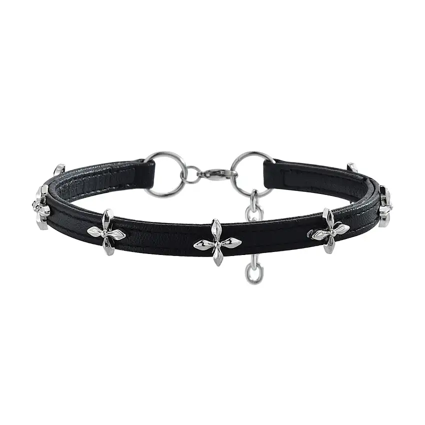 collier-ras-de-cou-fin-cross-flow-noir-1