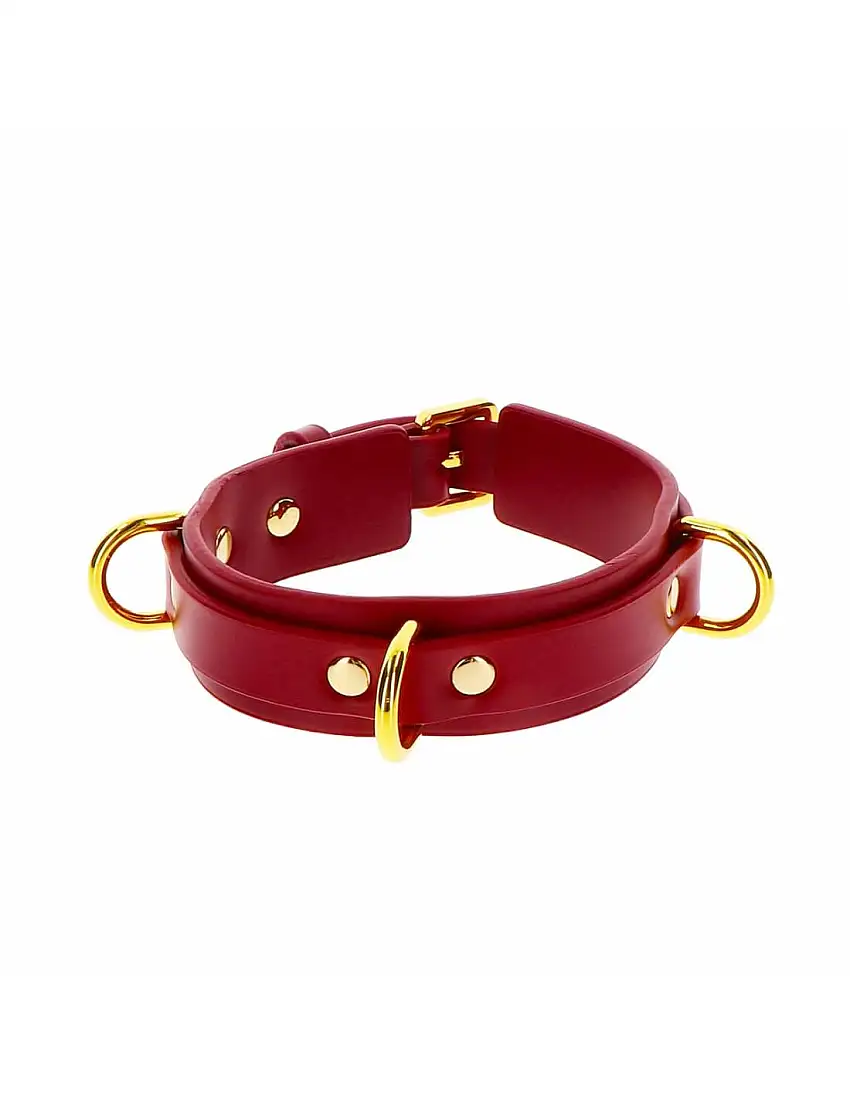 collier-rouge-et-or-avec-3-anneaux-d-taboom-1