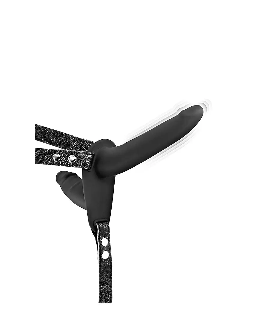 double-gode-ceinture-noir-vibrant-fetish-tentation-1