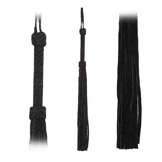 fetissimo-other-fetissimo-flogger-black-suede-tails-30-inches-46460402139418-1