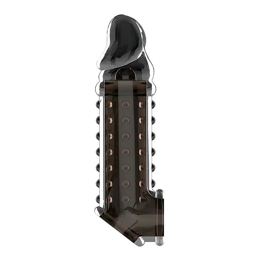 gaine-de-penis-perlee-viril-xl-v11-155-x-4cm-noire-1