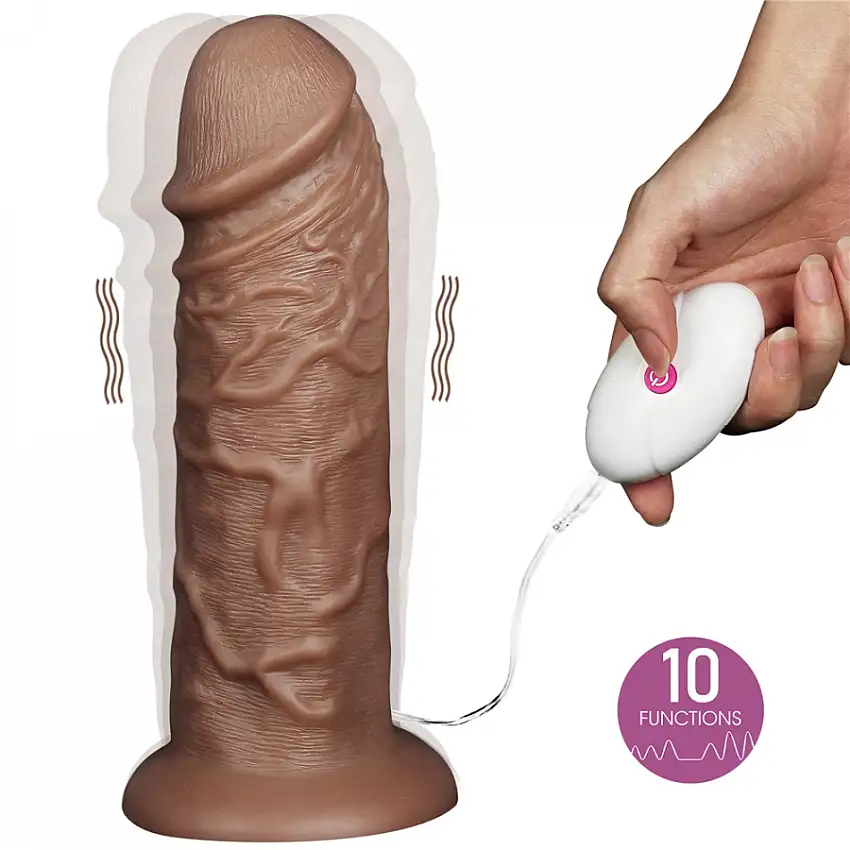 gode-vibrant-xl-chubby-dildo-23-x-65-cm-marron-1