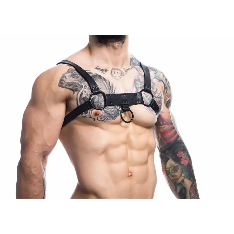 harnais-Bondage-poitrine-Party-Noir-reglable-Taille-Unique-1