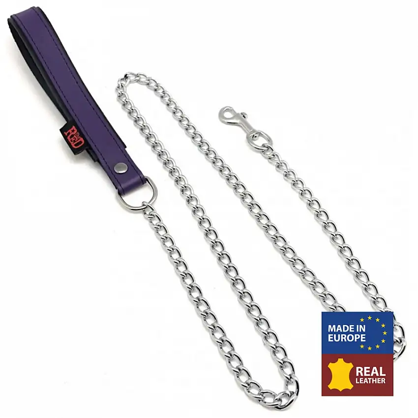 laisse-avec-poignee-en-cuir-1m-violet-1
