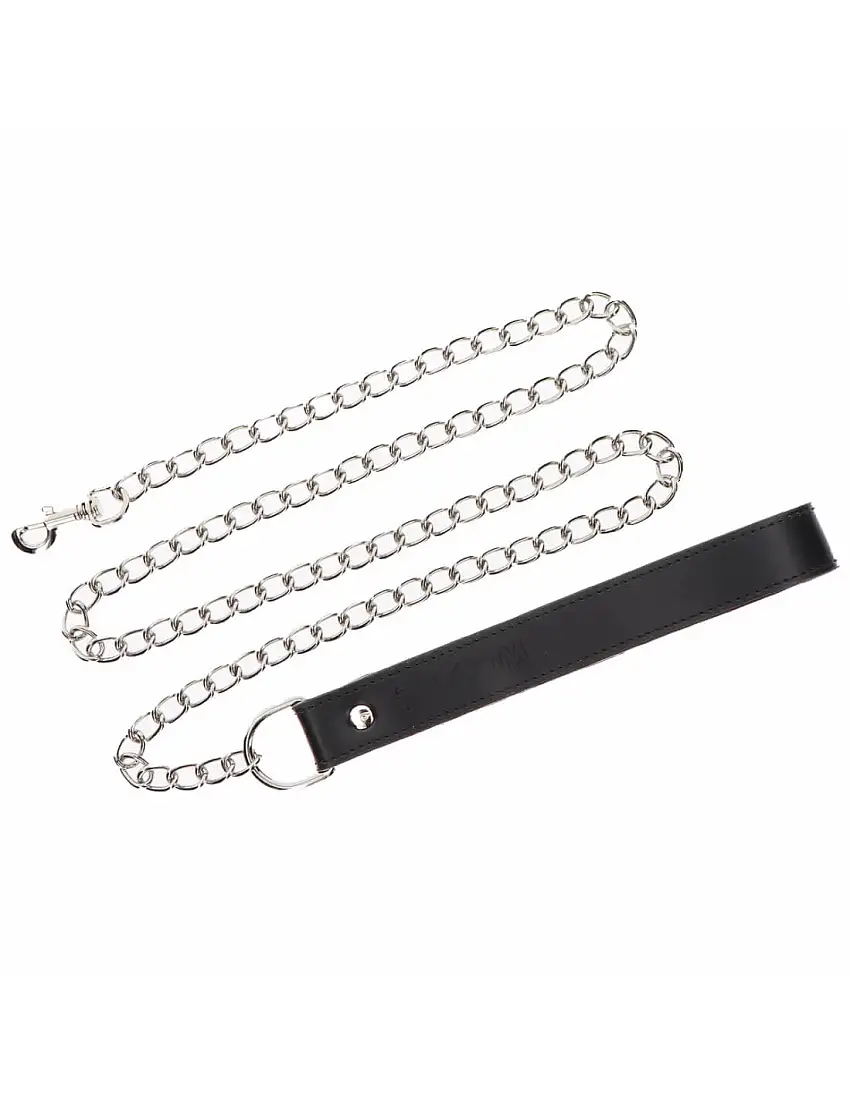 laisse-en-simili-cuir-noir-et-metal-taboom-1