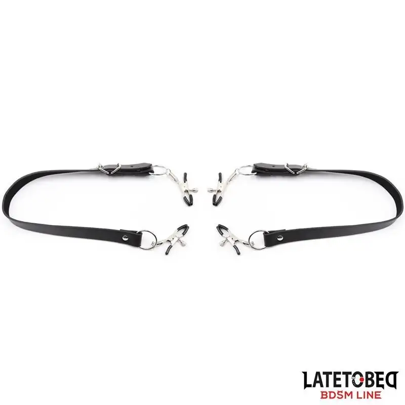 laisses-Bondage-pour-jambes-avec-pinces-pour-Clitoris-1