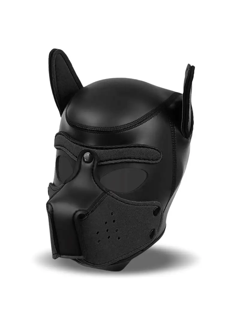 masque-de-chien-puppy-neoprene-noir-1