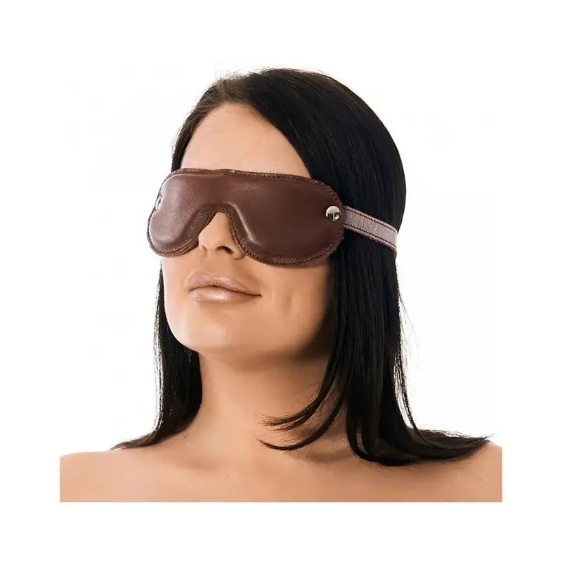masque-rembourre-cuir-marron-1