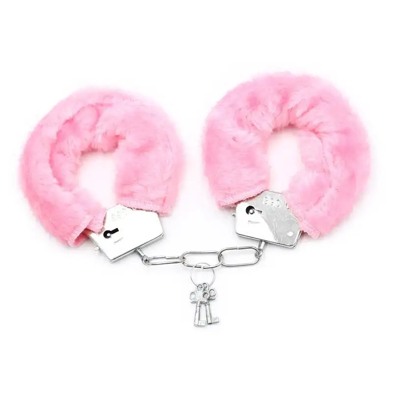 menottes-en-metal-pour-poignees-avec-franges-rose-1