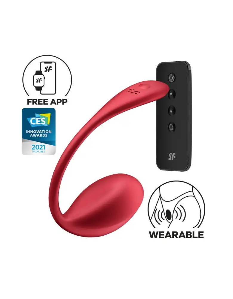 oeuf-vibrant-telecommande-rouge-shiny-petal-satisfyer-1