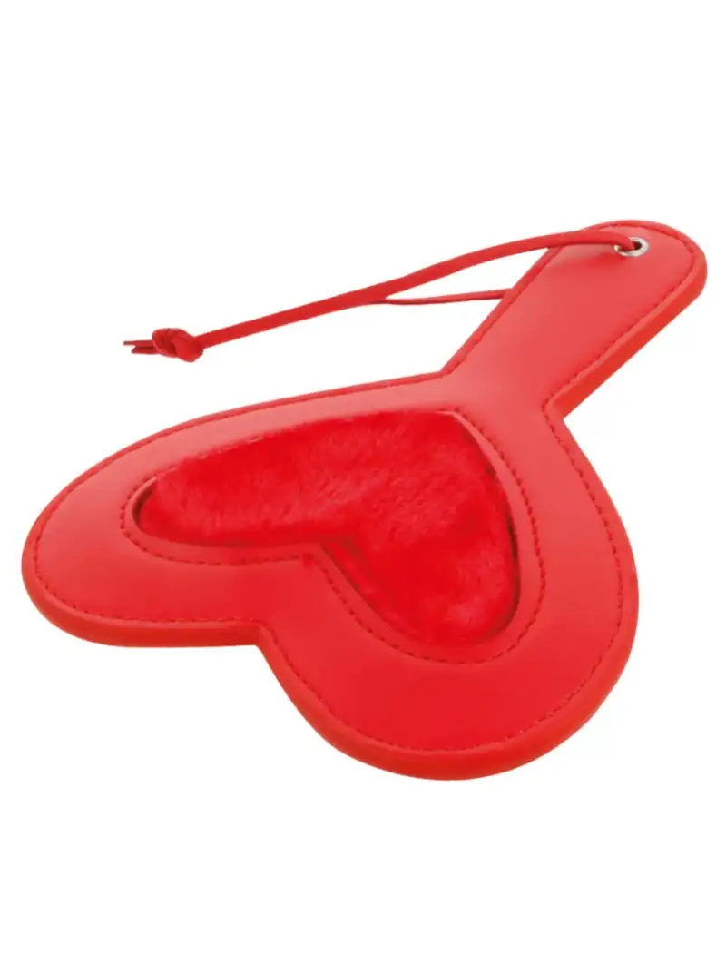 paddle-coeur-velours-rouge-1