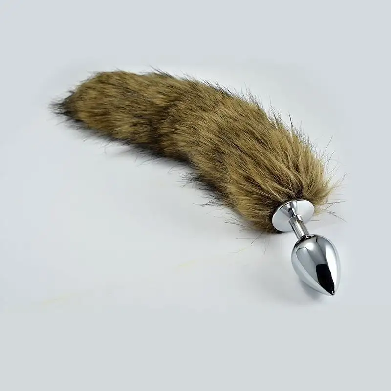 plug-anal-en-metal-avec-queue-marron-taille-l-1