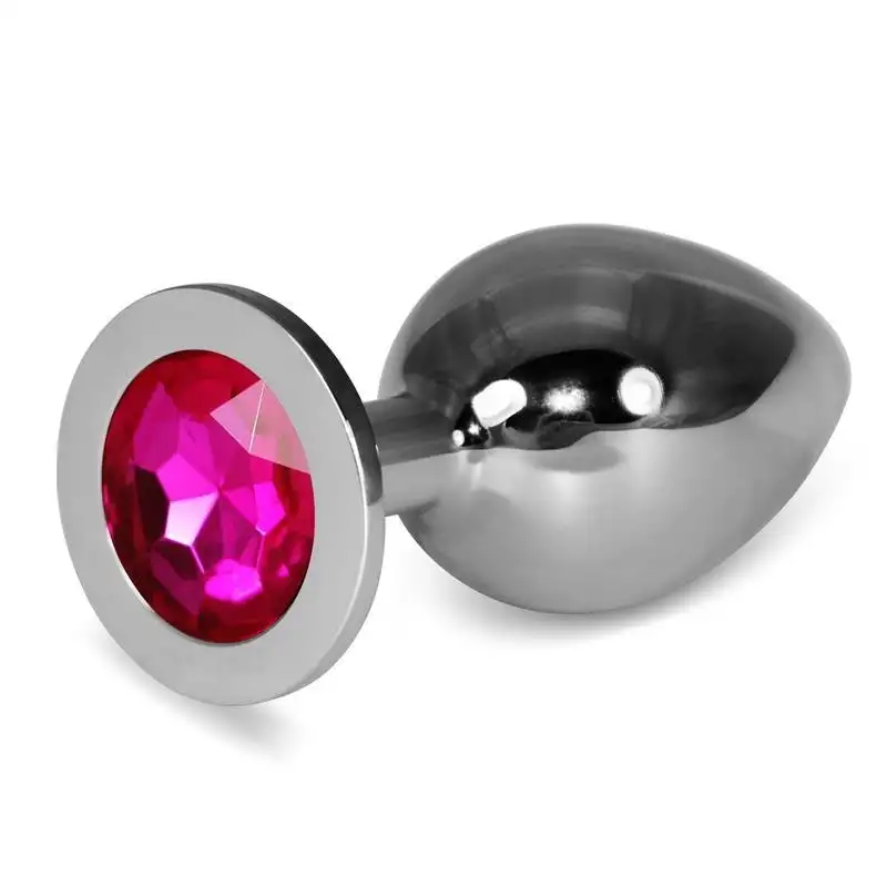plug-anal-metal-rosebud-classic-avec-pierre-fuchsia-taille-l-1
