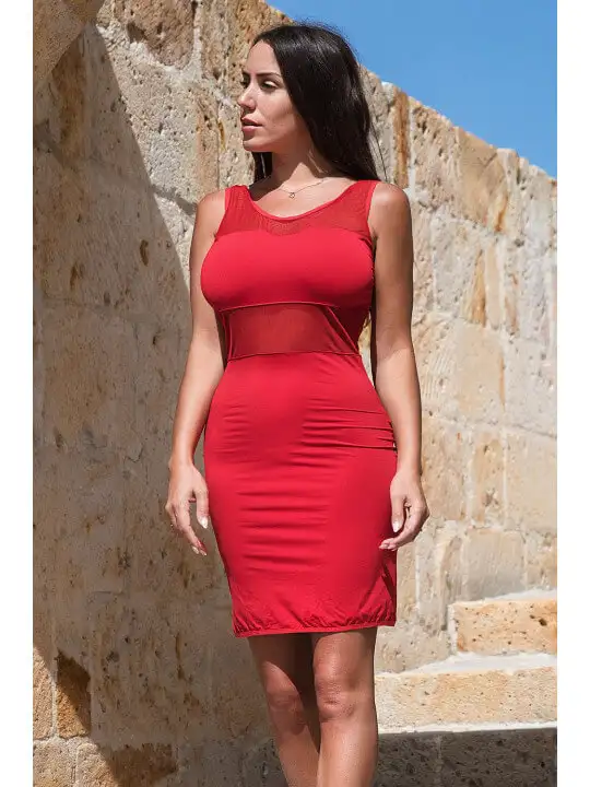 robe-sensuelle-et-habillee-avec-maille-transparente-rouge-ldp1red-1