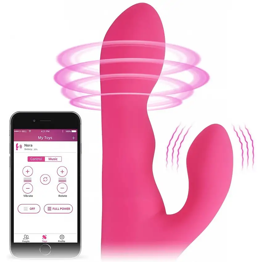 vibro-rabbit-connecte-nora-lovense-12-x-34-cm-1