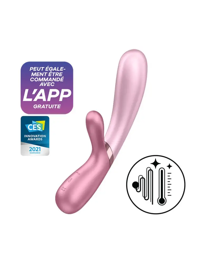 vibromasseur-rabbit-rose-chauffant-usb-connecte-hot-lover-satisfyer-1
