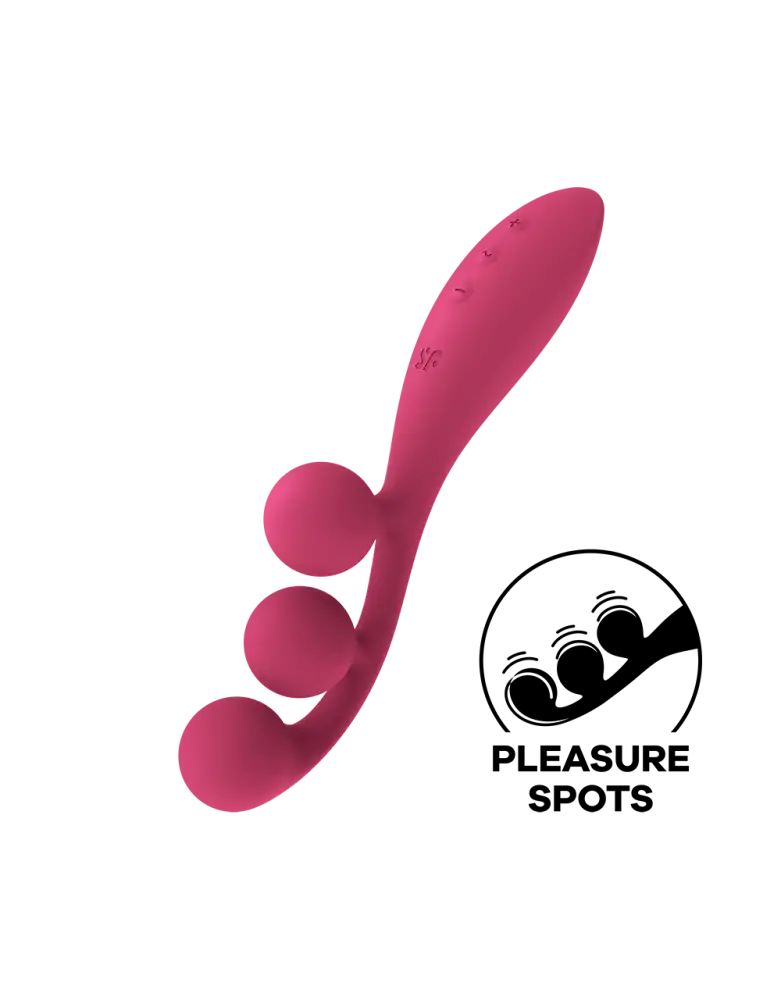 vibromasseur-triple-stimulation-flexible-anal-vaginale-clitoridienne-tri-ball-rouge-usb-satisfyer-1